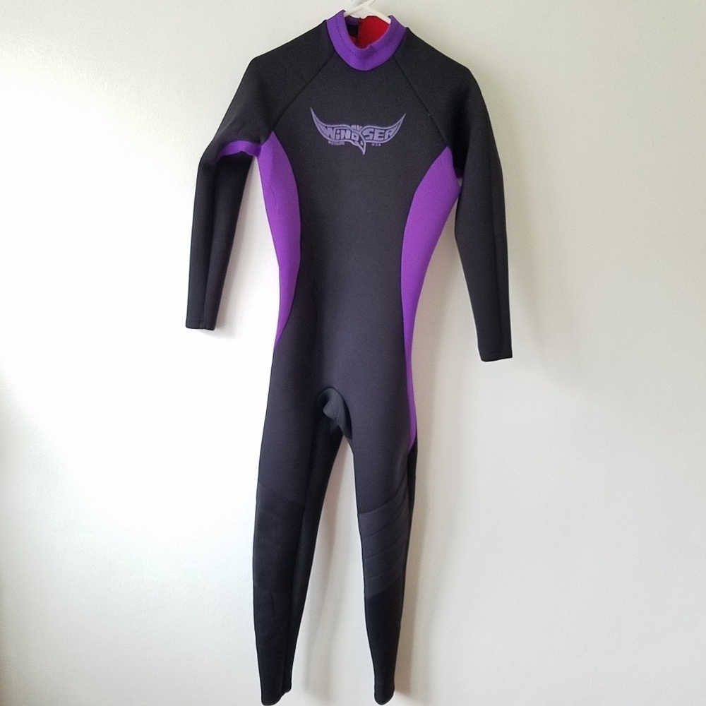 Wind Sea Wetsuit Full Length Neoprene Scuba Size M/L